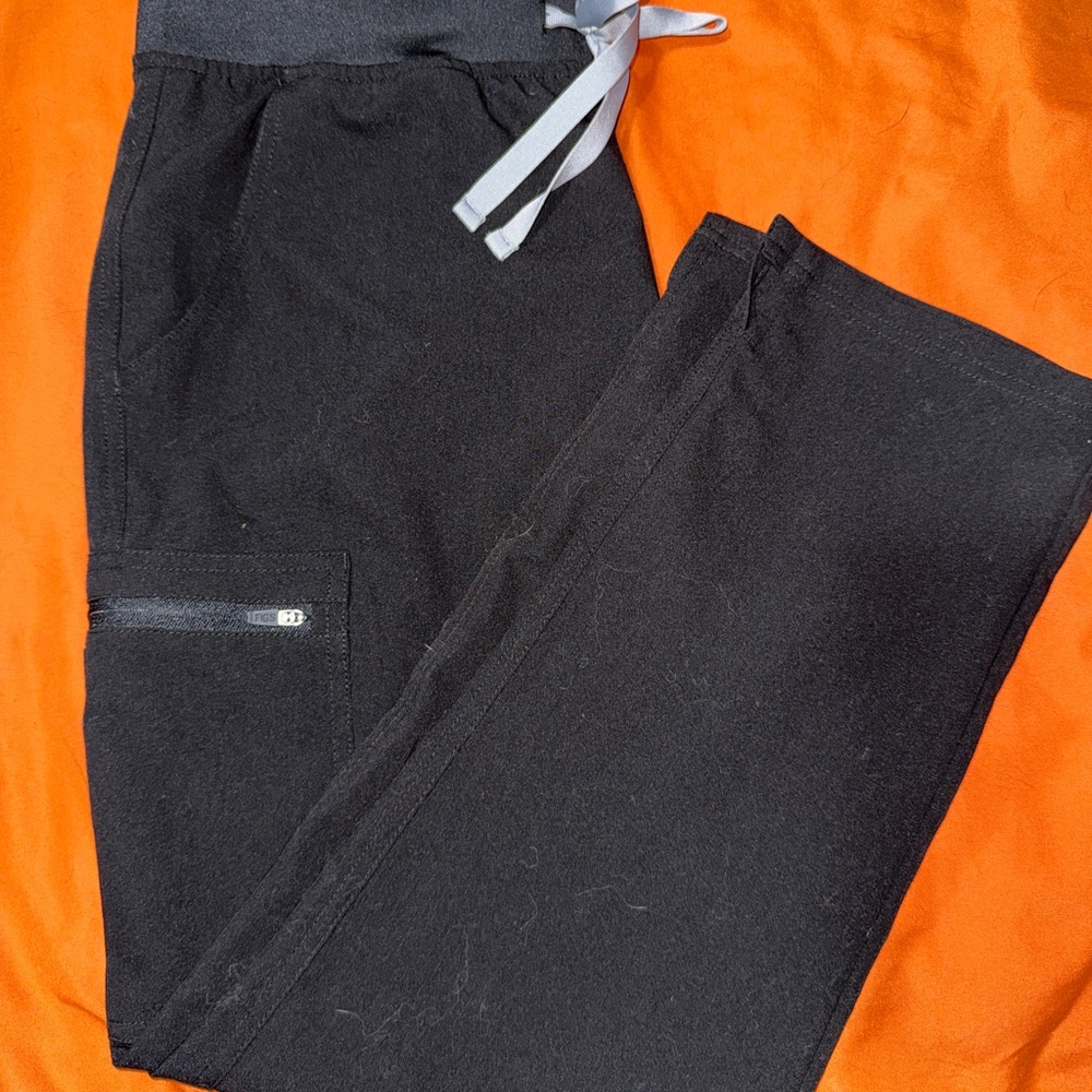 Figs Black Scrub Pants